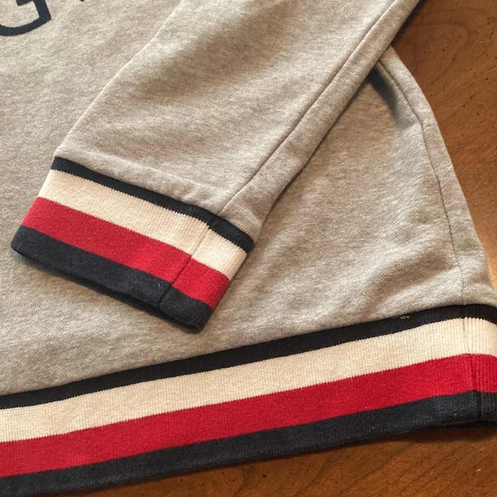 TOMMY HILFIGER Denim Sweatshirt - size womens Large - Picture 3 of 15